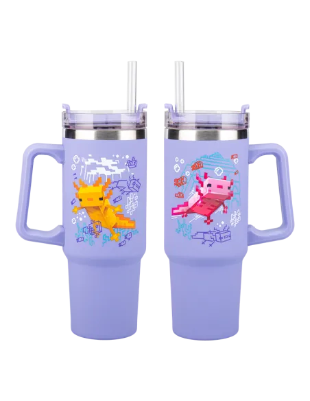 Vaso termo con pajita paladone minecraft