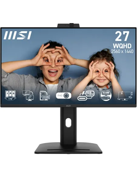 MSI Pro MP275QPDG pantalla para PC 68,6 cm (27") 2560 x 1440 Pixeles Wide Quad HD LCD Negro MSI Pro MP275QPDG pantalla para PC 68,6 cm (27") 2560 x 1440 Pixeles Wide Quad HD LCD Negro