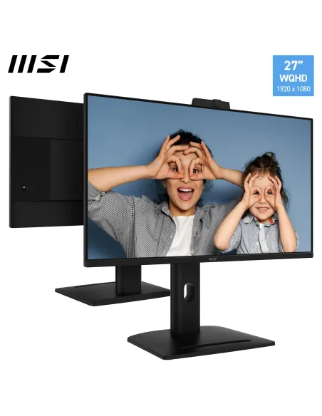 MSI Pro MP275QPDG pantalla para PC 68,6 cm (27") 2560 x 1440 Pixeles Wide Quad HD LCD Negro MSI Pro MP275QPDG pantalla para PC 68,6 cm (27") 2560 x 1440 Pixeles Wide Quad HD LCD Negro