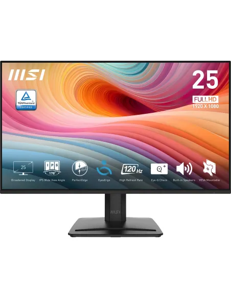 MSI PRO MP251 E2 pantalla para PC 62,2 cm (24.5") 1920 x 1080 Pixeles Full HD LED Negro