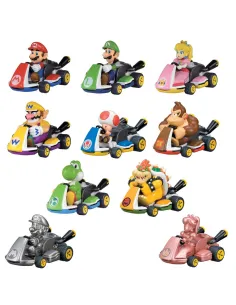 Vehículo mario kart retrofriccion 1 unidad aleatoria