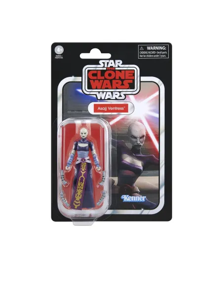 Figura hasbro star wars the clone wars asajj ventress