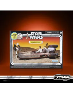 Figura hasbro star wars landspeeder & luke skywalker (tatooine)