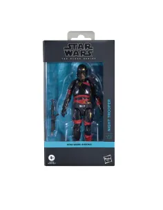 Figura hasbro star wars the black series ahsoka night trooper