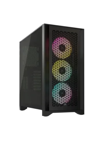 CAJA CORSAIR ICUE 4000D RGB AIRFLOW CRISTAL TEMPLADO NEGRA CC-9011240-WW