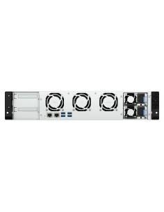 QNAP TS-855EU-RP NAS Bastidor (2U) Intel Atom® C5125 8 GB DDR4 0 TB QuTS hero Negro 2