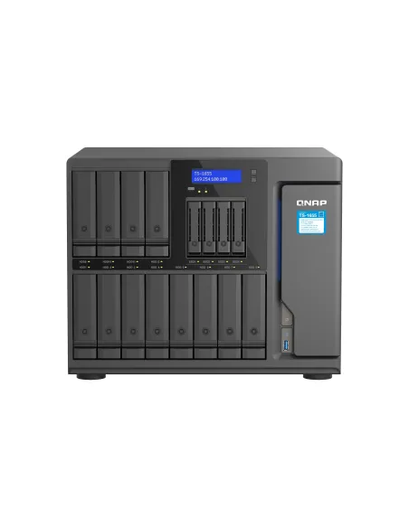 QNAP TS-1655 NAS Torre Intel Atom® C5125 8 GB DDR4 0 TB QNAP Turbo System Negro