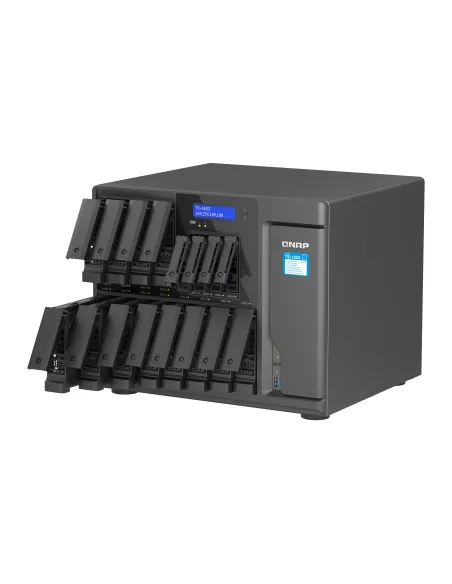 QNAP TS-1655 NAS Torre Intel Atom® C5125 8 GB DDR4 0 TB QNAP Turbo System Negro