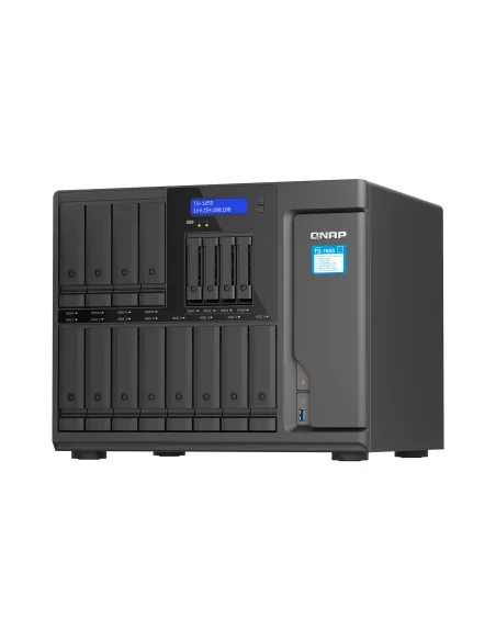 QNAP TS-1655 NAS Torre Intel Atom® C5125 8 GB DDR4 0 TB QNAP Turbo System Negro