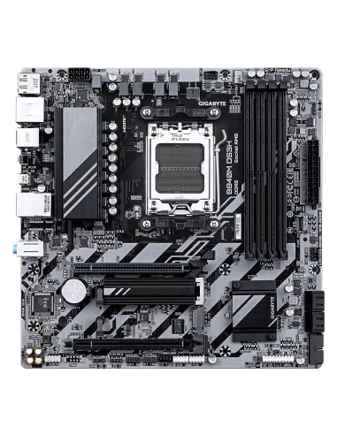 GIGABYTE B840M DS3H Placa base - Procesadores AMD Ryzen 9000, VRM de 8+2+2 fases, hasta 8200 MHz DDR5, 2xPCIe 4.0 M.2, LAN