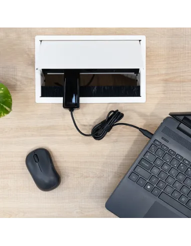 TooQ Cargador de portátil GAN USB-C PD 45W, Negro