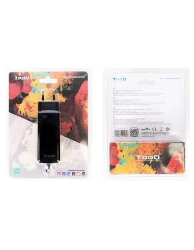 TooQ Cargador de portátil GAN USB-C PD 45W, Negro