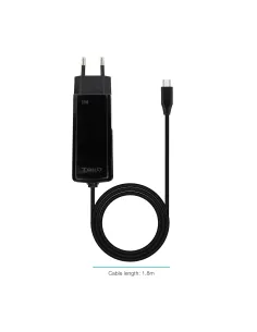 TooQ Cargador de portátil GAN USB-C PD 45W, Negro 2