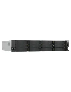 QNAP TS-H1277AXU-RP NAS Bastidor (2U) AMD Ryzen™ 5 16 GB DDR5 168 TB Unidad de disco duro QuTS hero Negro 2