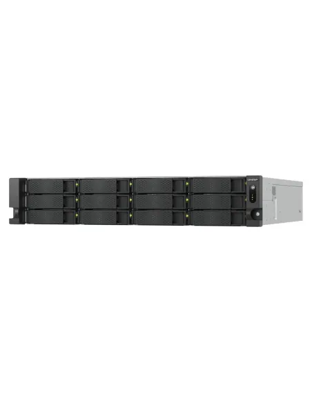 QNAP TS-H1277AXU-RP NAS Bastidor (2U) AMD Ryzen™ 5 16 GB DDR5 168 TB Unidad de disco duro QuTS hero Negro