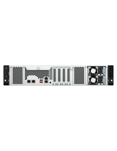 QNAP TS-H1277AXU-RP NAS Bastidor (2U) AMD Ryzen™ 5 16 GB DDR5 168 TB Unidad de disco duro QuTS hero Negro