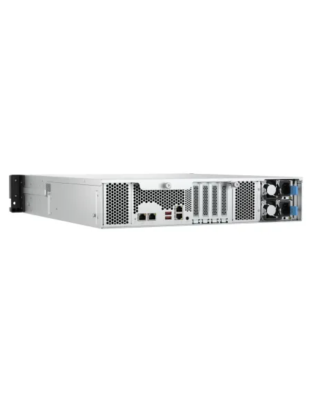 QNAP TS-H1277AXU-RP NAS Bastidor (2U) AMD Ryzen™ 5 16 GB DDR5 168 TB Unidad de disco duro QuTS hero Negro