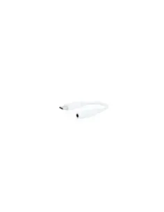 Nanocable Cable Adaptador Audio USB-C/M a Jack 3.5/H, 11 cm, Blanco