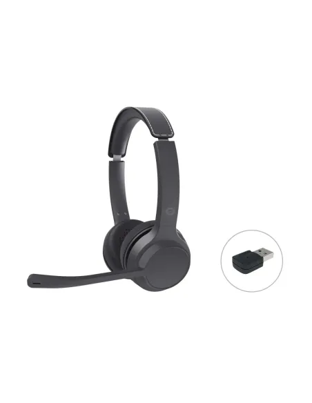 Conceptronic POLONA04BA auricular y casco Auriculares Inalámbrico y alámbrico Diadema Llamadas Música USB Tipo C Bluetooth Negro