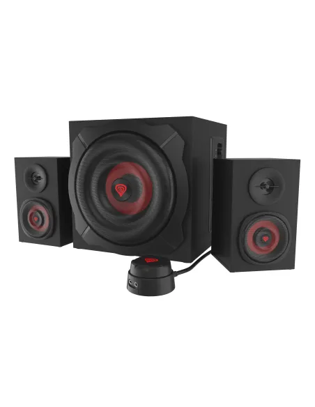 GENESIS Helium 610BT conjunto de altavoces 60 W PC ordenador portátil Negro, Rojo 2.1 canales De 2 vías 30 W Bluetooth GENESIS Helium 610BT conjunto de altavoces 60 W PC ordenador portátil Negro, Rojo 2.1 canales De 2 vías 30 W Bluetooth