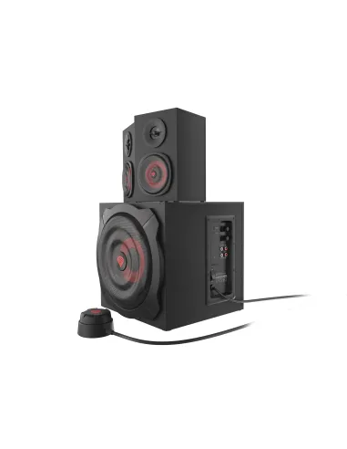 GENESIS Helium 610BT conjunto de altavoces 60 W PC ordenador portátil Negro, Rojo 2.1 canales De 2 vías 30 W Bluetooth