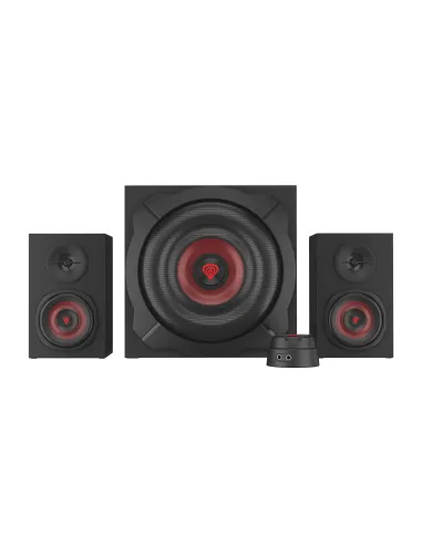 GENESIS Helium 610BT conjunto de altavoces 60 W PC ordenador portátil Negro, Rojo 2.1 canales De 2 vías 30 W Bluetooth