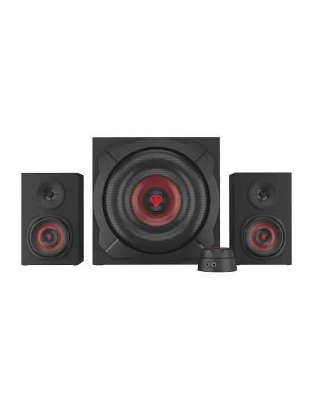 GENESIS Helium 610BT conjunto de altavoces 60 W PC ordenador portátil Negro, Rojo 2.1 canales De 2 vías 30 W Bluetooth GENESIS Helium 610BT conjunto de altavoces 60 W PC ordenador portátil Negro, Rojo 2.1 canales De 2 vías 30 W Bluetooth