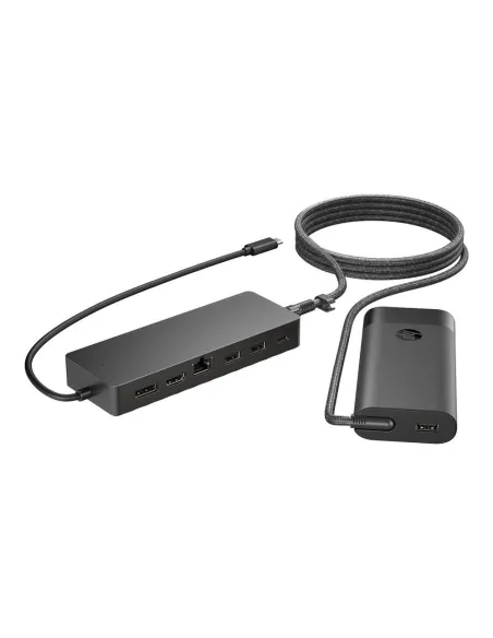 Combo cargador + hub hp usb tipo c 6 en 1