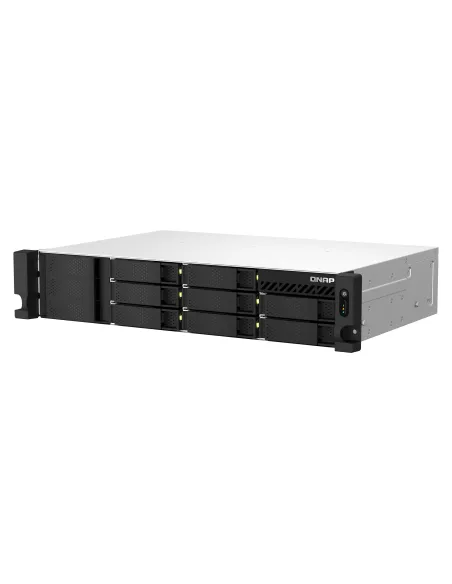 QNAP TS-873AeU-RP NAS Bastidor (2U) Ryzen Embedded V1500B 4 GB DDR4 0 TB QuTS hero Negro QNAP TS-873AeU-RP NAS Bastidor (2U) Ryzen Embedded V1500B 4 GB DDR4 0 TB QuTS hero Negro