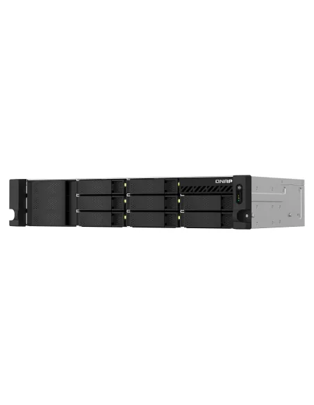 QNAP TS-873AeU-RP NAS Bastidor (2U) Ryzen Embedded V1500B 4 GB DDR4 0 TB QuTS hero Negro QNAP TS-873AeU-RP NAS Bastidor (2U) Ryzen Embedded V1500B 4 GB DDR4 0 TB QuTS hero Negro