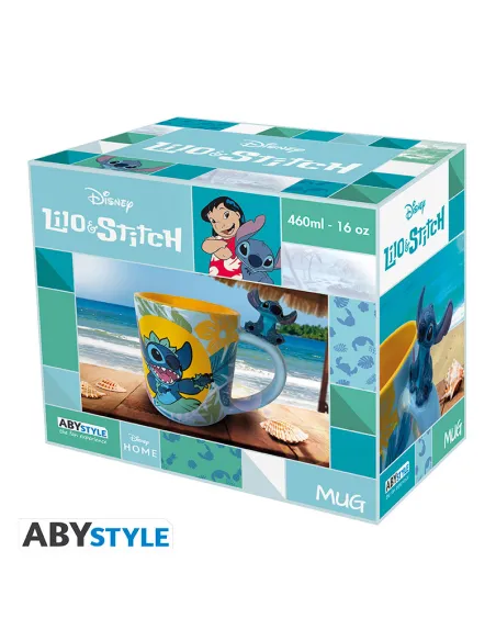 Taza 3d abystyle disney stitch hawaiano