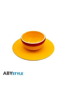 Set cuenco y platillo abystyle one piece sombrero de paja