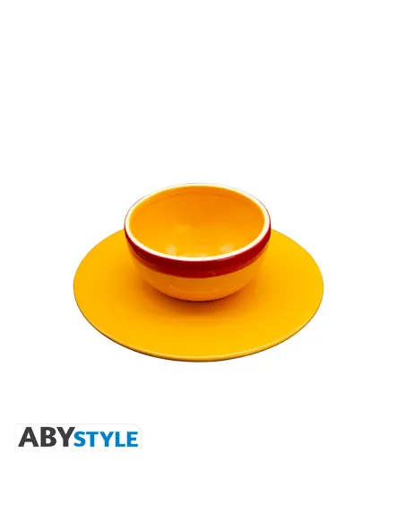 Set cuenco y platillo abystyle one piece sombrero de paja