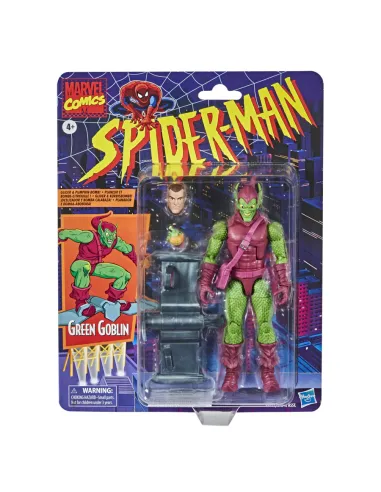 Figura hasbro marvel comics spider - man green goblin