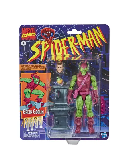 Figura hasbro marvel comics spider - man green goblin