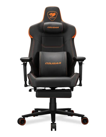 COUGAR Gaming ARMOR EVO M Silla para videojuegos de PC Negro, Naranja