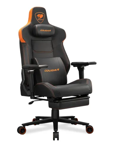 COUGAR Gaming ARMOR EVO M Silla para videojuegos de PC Negro, Naranja