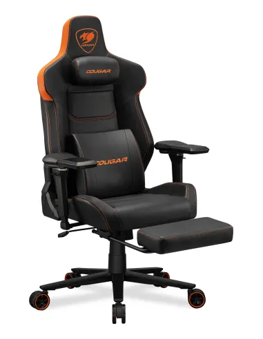 COUGAR Gaming ARMOR EVO M Silla para videojuegos de PC Negro, Naranja