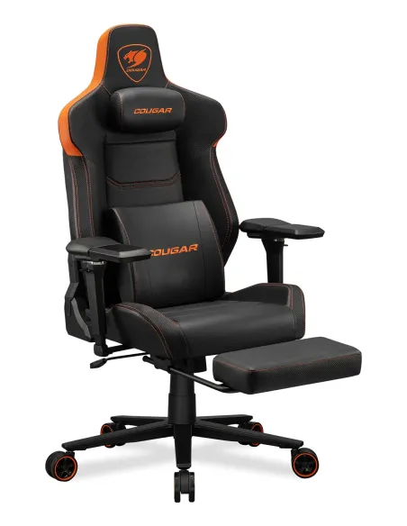 COUGAR Gaming ARMOR EVO M Silla para videojuegos de PC Negro, Naranja