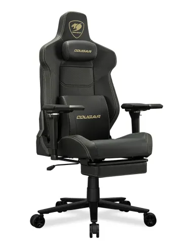 COUGAR Gaming ARMOR EVO M Silla para videojuegos de PC Negro, Oro