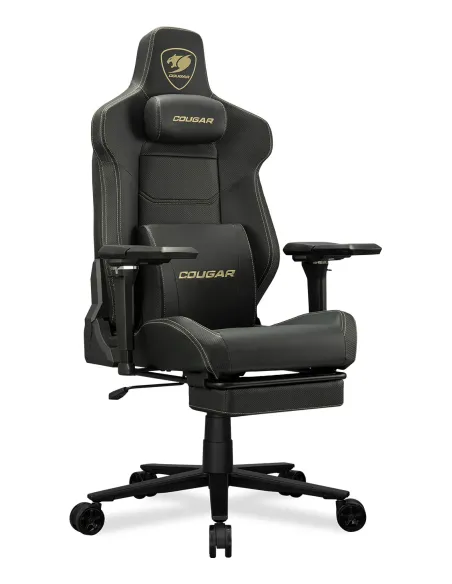 COUGAR Gaming ARMOR EVO M Silla para videojuegos de PC Negro, Oro