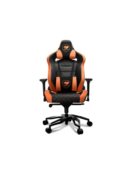 COUGAR Gaming TITAN PRO Silla para videojuegos de PC Asiento acolchado Negro, Naranja