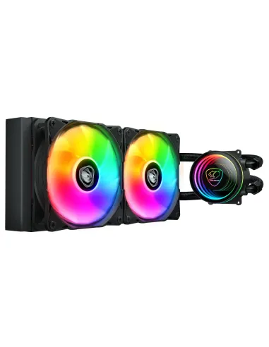 COUGAR Gaming Poseidon Elite ARGB 240 Carcasa del ordenador Sistema de refrigeración líquida todo en uno Negro