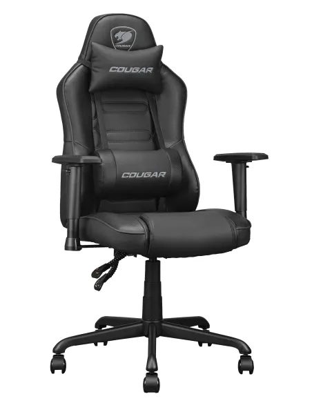 COUGAR Gaming Fusion S Black Silla para videojuegos de PC Asiento acolchado Negro