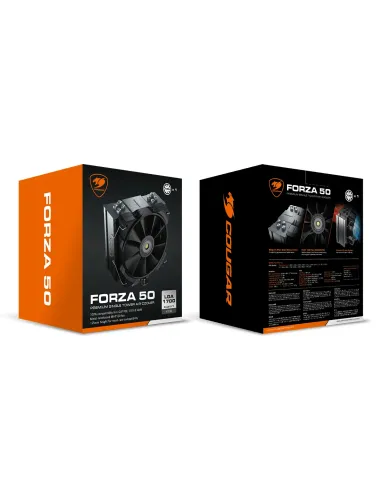 COUGAR Gaming FORZA 50 Procesador Refrigerador de aire 12 cm Negro
