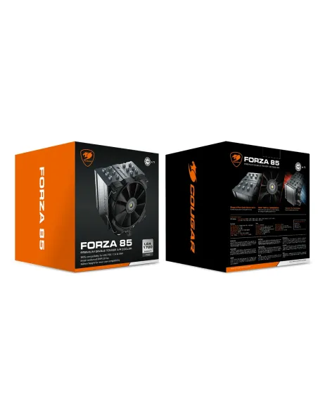 COUGAR Gaming CGR-FZA85 Procesador Refrigerador de aire 12 cm Negro