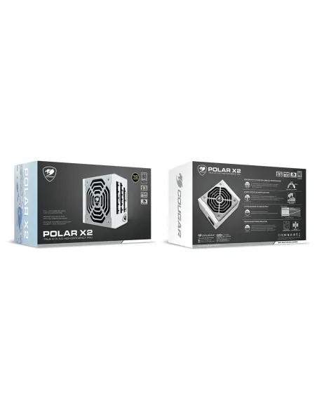 COUGAR Gaming POLAR X2 unidad de fuente de alimentación 1200 W 20+4 pin ATX Plata