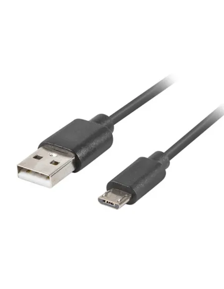 Cable micro usb a usb 2.0 lanberg 3m -  macho - macho -  negro