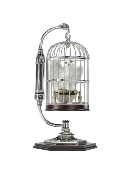 Figura en miniatura the noble collection harry potter hedwig en jaula