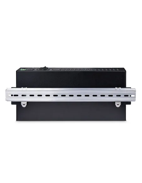 StarTech.com Hub Ladrón USB 3.0 5Gb de 16 Puertos Industrial - Metal - Montaje en Rack Superficie DIN - Carga Compartida USB